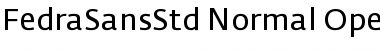 Download Fedra Sans Std Normal Font