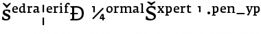 Download FedraSerifA NormalExpert Font