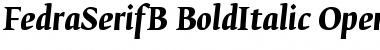 Download FedraSerifB BoldItalic Font