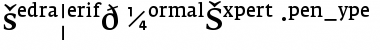 Download FedraSerifB NormalExpert Font