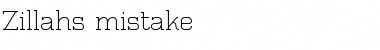 Download Zillahs mistake Font Download Zillahs mistake Font