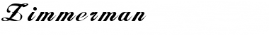Download Zimmerman Font