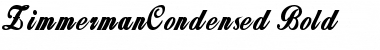 Download ZimmermanCondensed Font Download ZimmermanCondensed Font