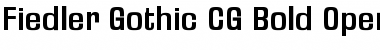 Download Fiedler Gothic CG Bold Regular Font
