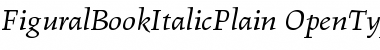 Download Figural Book Italic Plain Font