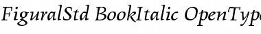 Download Figural Std Book Italic Font
