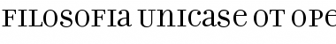 Download Filosofia Unicase OT Regular Font