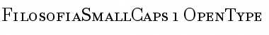 Download FilosofiaSmallCaps Roman Font