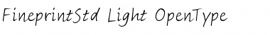 Download Fineprint Std Light Font