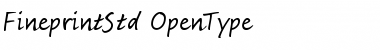 Download Fineprint Std Regular Font