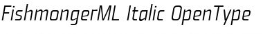 Download Fishmonger ML Italic Font