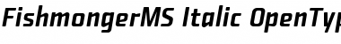 Download Fishmonger MS Italic Font
