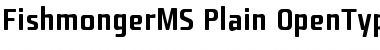 Download Fishmonger MS Plain Font