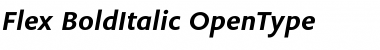 Download Flex Bold Italic Font