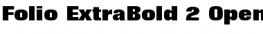 Download Folio Extra Bold Font