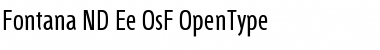 Download Fontana ND Ee OsF Normal Font