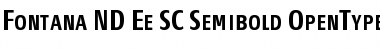 Download Fontana ND Ee SC Semibold Font