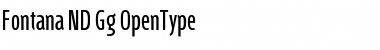 Download Fontana ND Gg Font