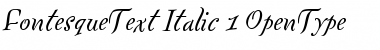 Download FontesqueText Italic Font