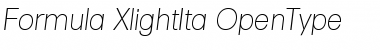 Download Formula-XlightIta Regular Font