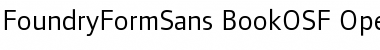 Download FoundryFormSans BookOSF Font