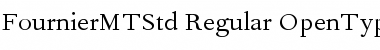 Download Fournier MT Std Font