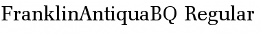 Download Franklin-Antiqua BQ Font