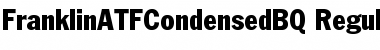 Download FranklinATFCondensedBQ Font