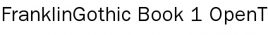 Download ITC Franklin Gothic Font