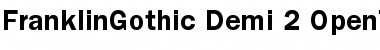 Download ITC Franklin Gothic Demi Font