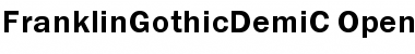 Download FranklinGothicDemiC Font
