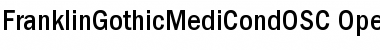 Download FranklinGothicMediCondOSC Regular Font