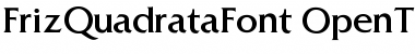 Download Friz QuadrataFont Font