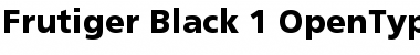 Download Frutiger 75 Black Font