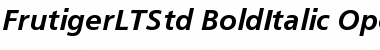 Download Frutiger LT Std Font