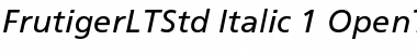 Download Frutiger LT Std Font