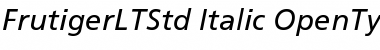 Download Frutiger LT Std Font