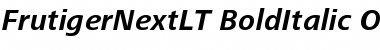 Download FrutigerNextLT Bold Italic Font