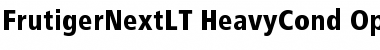 Download FrutigerNextLT Heavy Cond Font