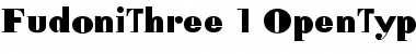 Download FudoniThree Font