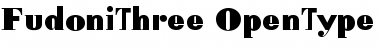 Download FudoniThree Font