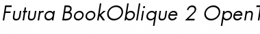 Download Futura Book Oblique Font