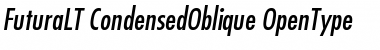 Download Futura LT Condensed Medium Oblique Font
