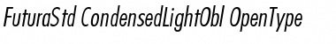 Download Futura Std Light Condensed Oblique Font