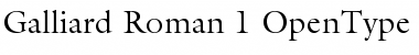 Download ITC Galliard Font
