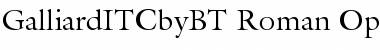 Download ITC Galliard Font
