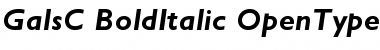 Download GalsC Bold Italic Font
