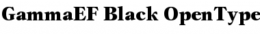 Download GammaEF Black Font