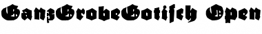 Download Ganz Grobe Gotisch Font