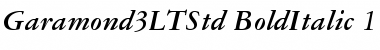Download Garamond 3 LT Std Font